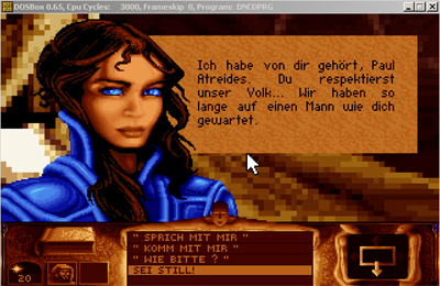 Dune game in german