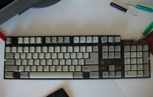 dismantled keyboard